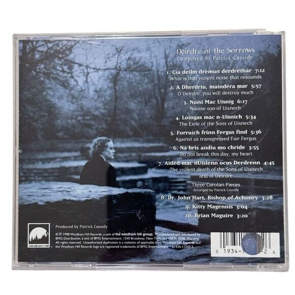 Deirdre of the Sorrows by Patrick Cassidy (CD, Promo, 1998) - Picture 2 of 6